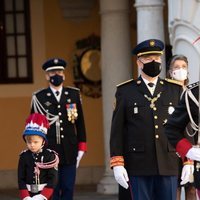 Alberto de Mónaco y Jacques de Mónaco en el Día Nacional de Mónaco 2020