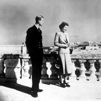 La Reina Isabel y el Duque de Edimburgo en Malta en 1949
