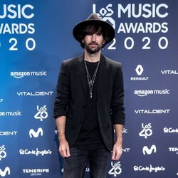 David Otero en la entrega de Los 40 Music Awards 2020