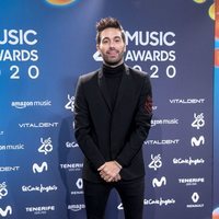 Dani Martínez en la entrega de Los 40 Music Awards 2020