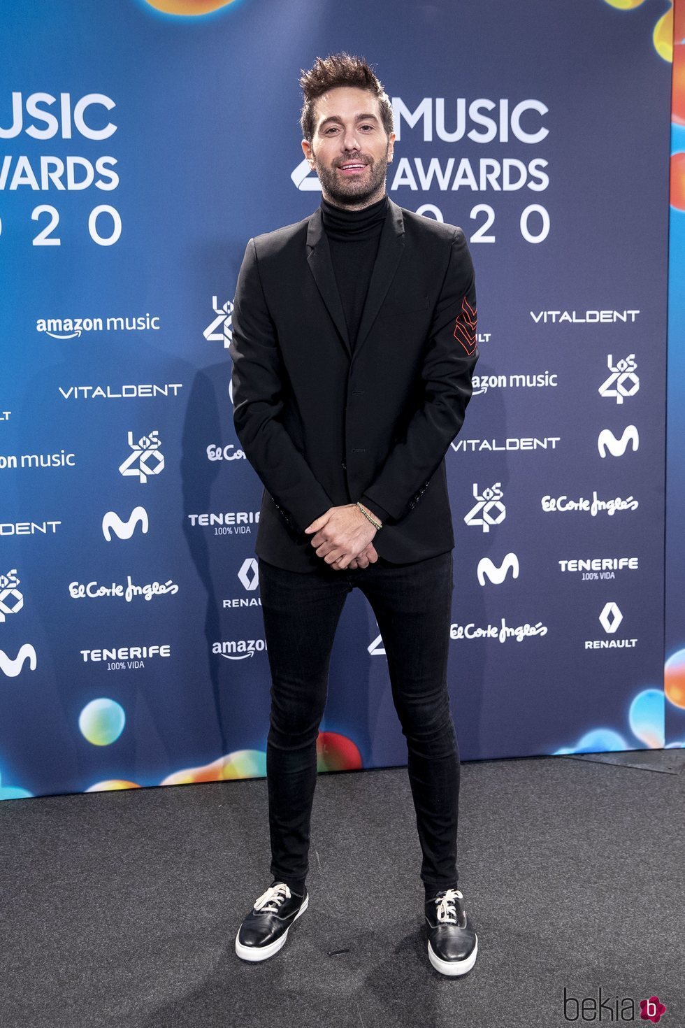 Dani Martínez en la entrega de Los 40 Music Awards 2020