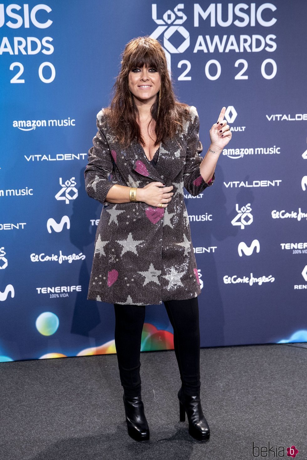 Vanesa Martín en la entrega de Los 40 Music Awards 2020