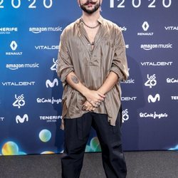 Camilo en la entrega de Los 40 Music Awards 2020