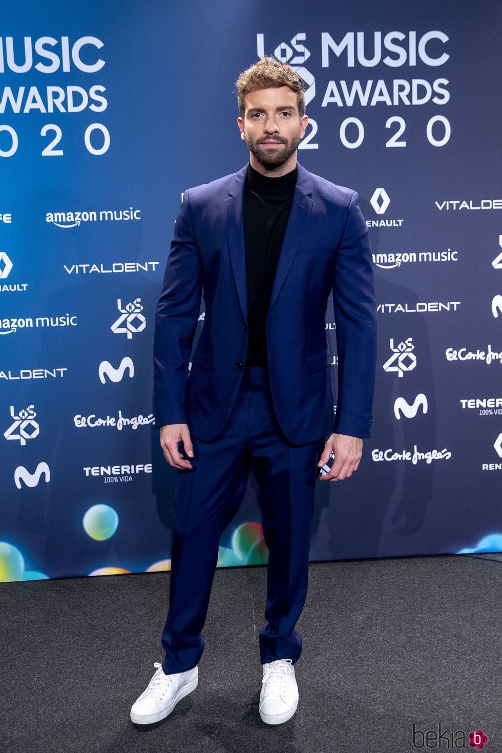 Pablo Alborán en la entrega de Los 40 Music Awards 2020