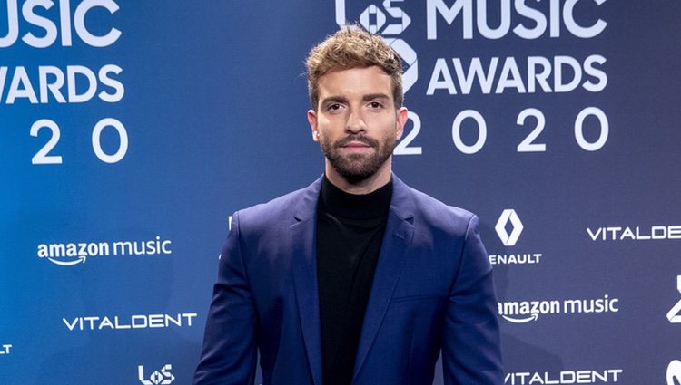 Pablo Alborán en la entrega de Los 40 Music Awards 2020