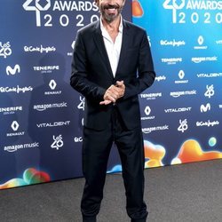Santi Millán en la entrega de Los 40 Music Awards 2020