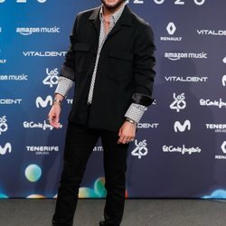 Manuel Carrasco en la entrega de Los 40 Music Awards 2020