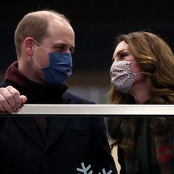 El Príncipe Guillermo y Kate Middleton al inicio de su Royal Train Tour en Londres