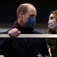 El Príncipe Guillermo y Kate Middleton al inicio de su Royal Train Tour en Londres