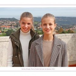 La Princesa Leonor y la Infanta Sofía felicitan la Navidad 2020 con una foto inédita en Somao