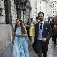 Felipe de Grecia y Nina Flohr en la boda de Christian de Hannover y Alessandra de Osma