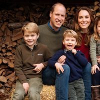 El Príncipe Guillermo y Kate Middleton con sus hijos, el Príncipe Jorge, la Princesa Carlota y el Príncipe Luis