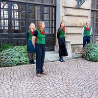 Carlos Felipe y Sofia de Suecia en la recogida de árboles de Navidad en el Palacio Real de Estocolmo