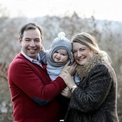 Guillermo y Stéphanie de Luxemburgo felicitan la Navidad 2020 con su hijo Carlos de Luxemburgo