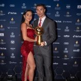 Cristiano Ronaldo y Georgina Rodríguez en la entrega de los Premios Globe Soccer 2020 de Dubai