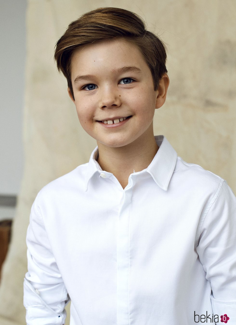 Vicente de Dinamarca en su 10 cumpleaños
