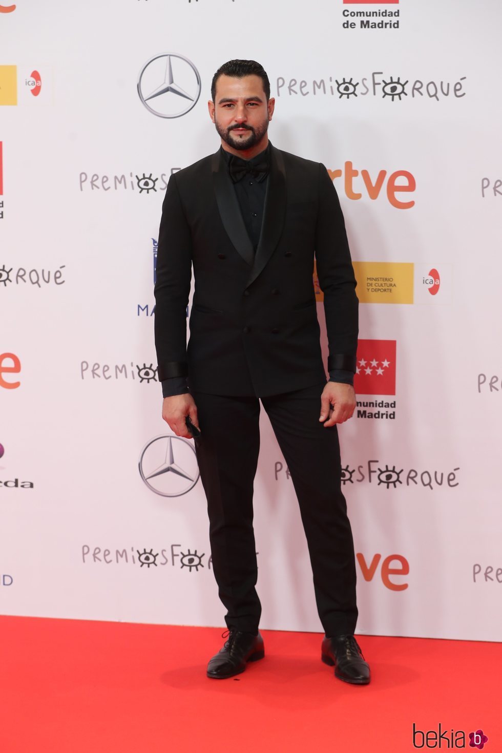 Antonio Velázquez en la alfombra roja de los Premios José María Forqué 2021
