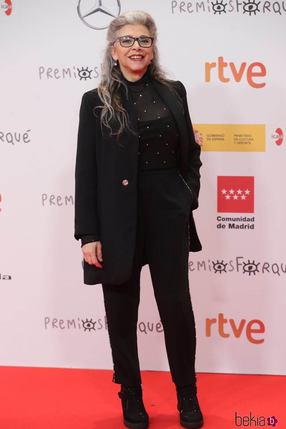 Kiti Mánver en la alfombra roja de los Premios José María Forqué 2021