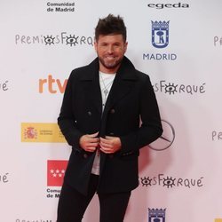 Pablo López en la alfombra roja de los Premios José María Forqué 2021