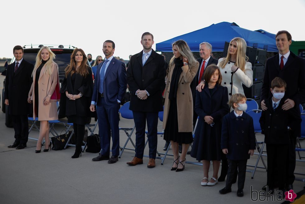 Toda la familia de Donald Trump en su último día como Presidente de Estados Unidos