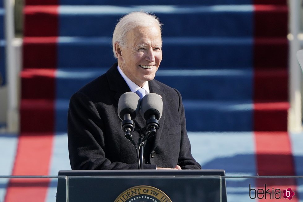 Joe Biden, feliz tras convertirse en el 46º Presidente de Estados Unidos