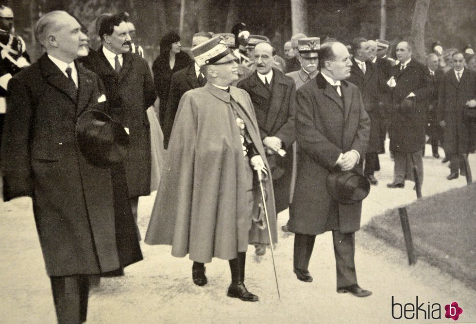 Víctor Manuel III de Italia y Mussolini