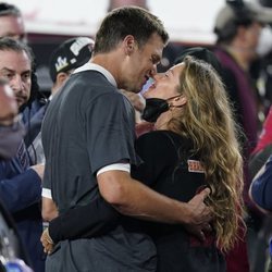 Tom Brady y Gisele Bündchen, muy cómplices en la Super Bowl 2021