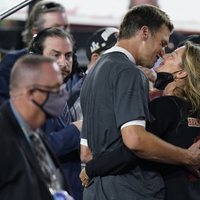 Tom Brady y Gisele Bündchen, muy cómplices en la Super Bowl 2021