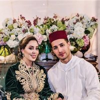 Lalla Nouhaila y Ali El Hajji en su boda