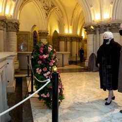 Alberto y Paola de Bélgica visitan la Cripta Real de la Familia Real Belga