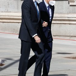 El Rey Felipe y Pedro Sánchez caminando juntos en el acto del 40 aniversario del 23F