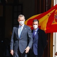 El Rey Felipe y Pedro Sánchez en el acto del 40 aniversario del 23F