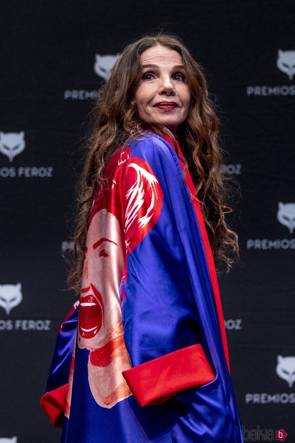 Victoria Abril en la rueda de prensa del Premio Feroz de Honor 2021