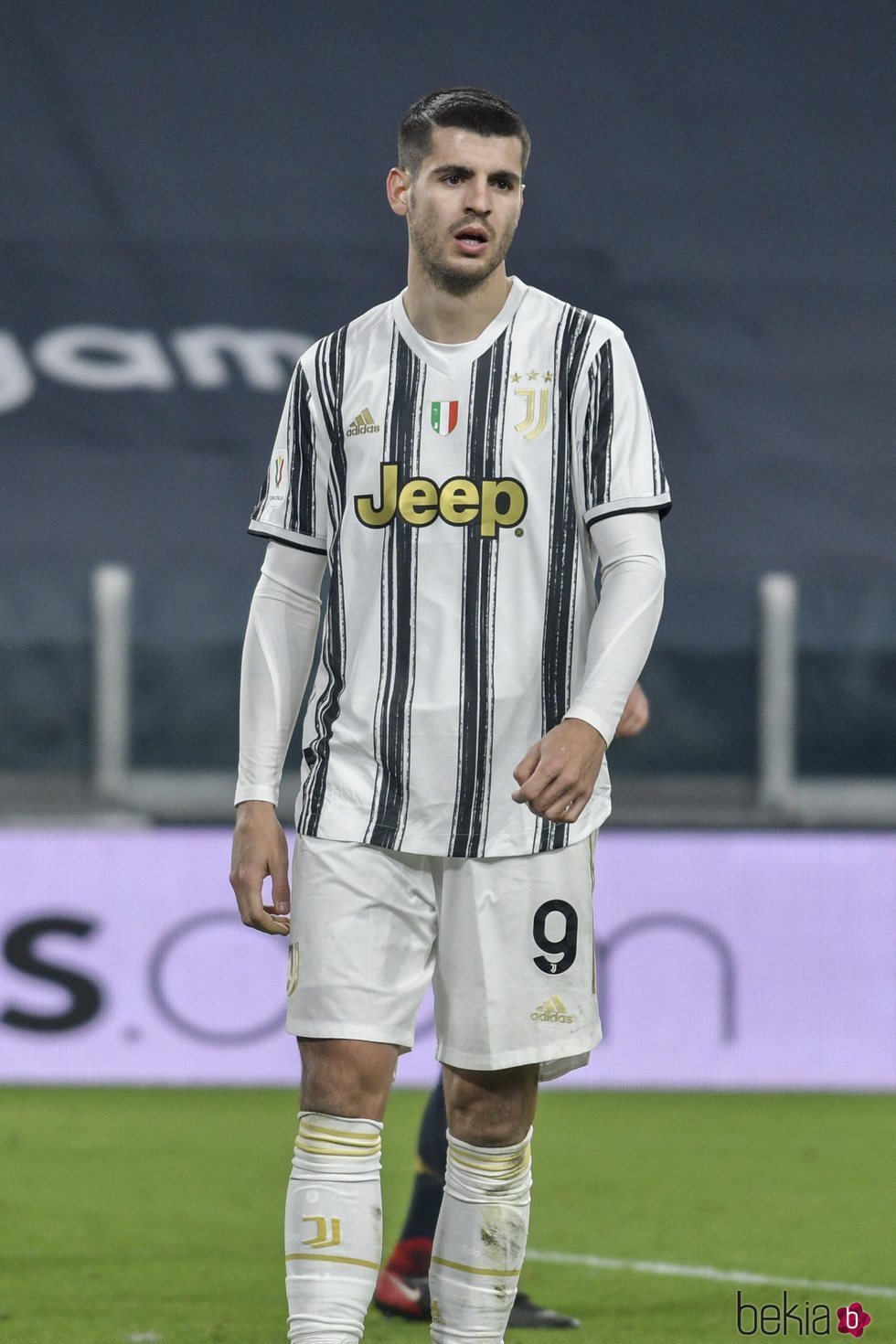 Álvaro Morata en un partido de la Juventus de Turín