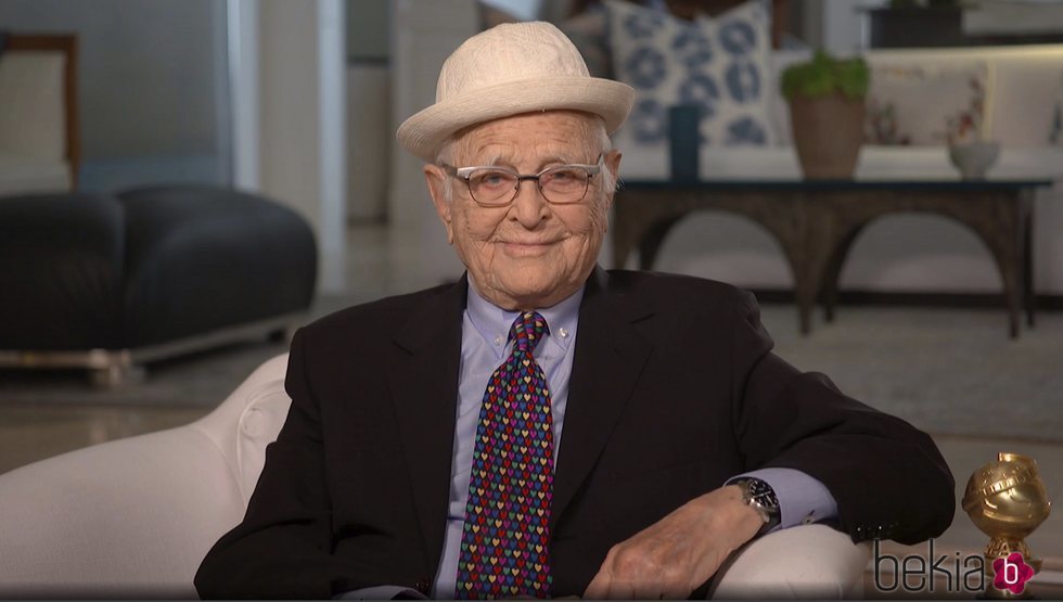 Norman Lear en los Globos de Oro 2021