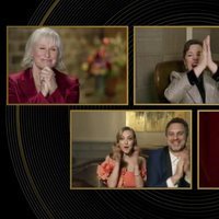 Glenn Close, Olivia Colman, Jodie Foster y Alexandra Hedison, Amanda Seyfried y Thomas Sadoski y Helena Zengel en los Globos de Oro 2021