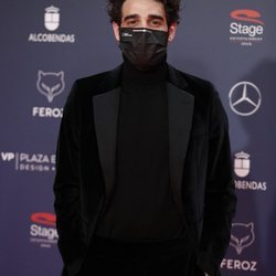 David Verdaguer en la alfombra roja de los Premios Feroz 2021