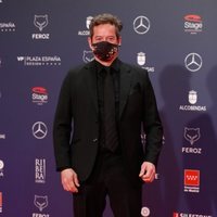 Jorge Sanz en la alfombra roja de los Premios Feroz 2021
