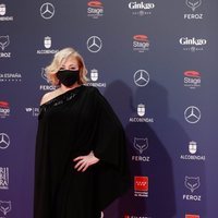 Carmen Machi en la alfombra roja de los Premios Feroz 2021