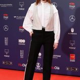 Nathalie Poza en la alfombra roja de los Premios Feroz 2021