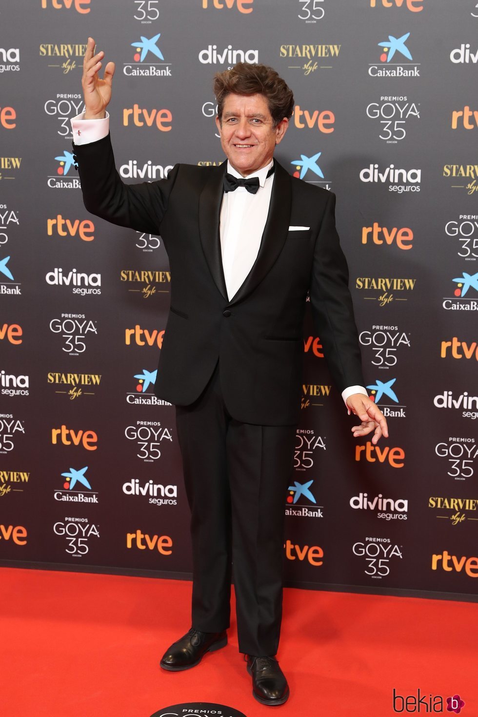 Pedro Casablanc en la alfombra roja de los Goya 2021