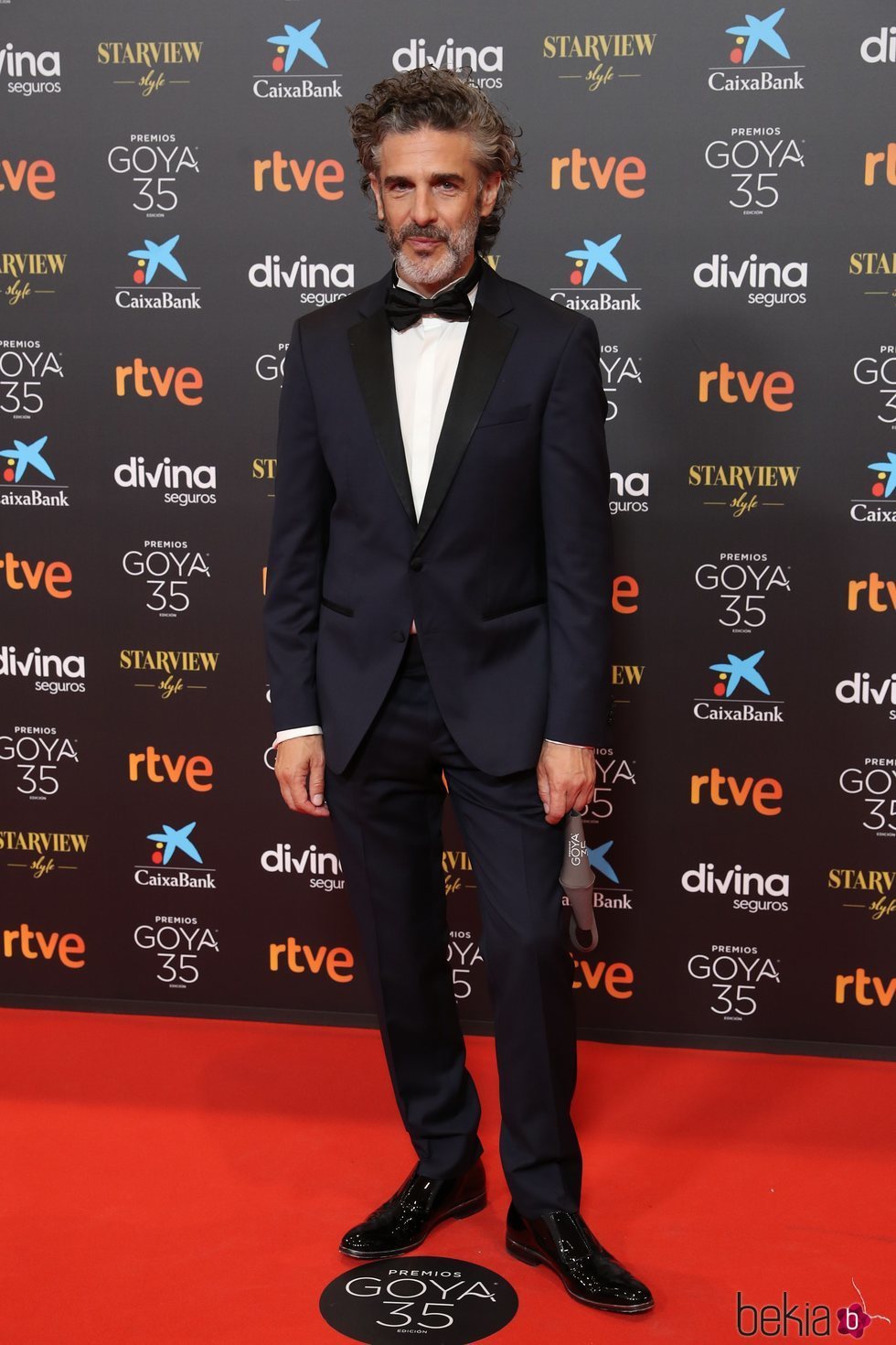Juan Diego Botto en la alfombra roja de los Goya 2021