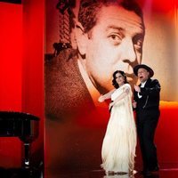 Carlos Latre y Diana Navarro en su actuación en los Goya 2021
