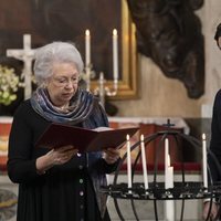 Cristina de Suecia y Carlos Felipe de Suecia en el homenaje de la Familia Real Sueca a las víctimas de la pandemia