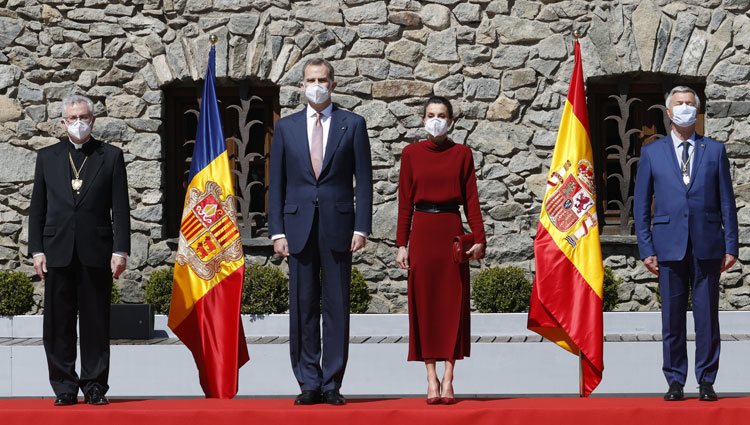 Los Reyes Felipe y Letizia con los copríncipes de Andorra en su Viaje de Estado a Andorra