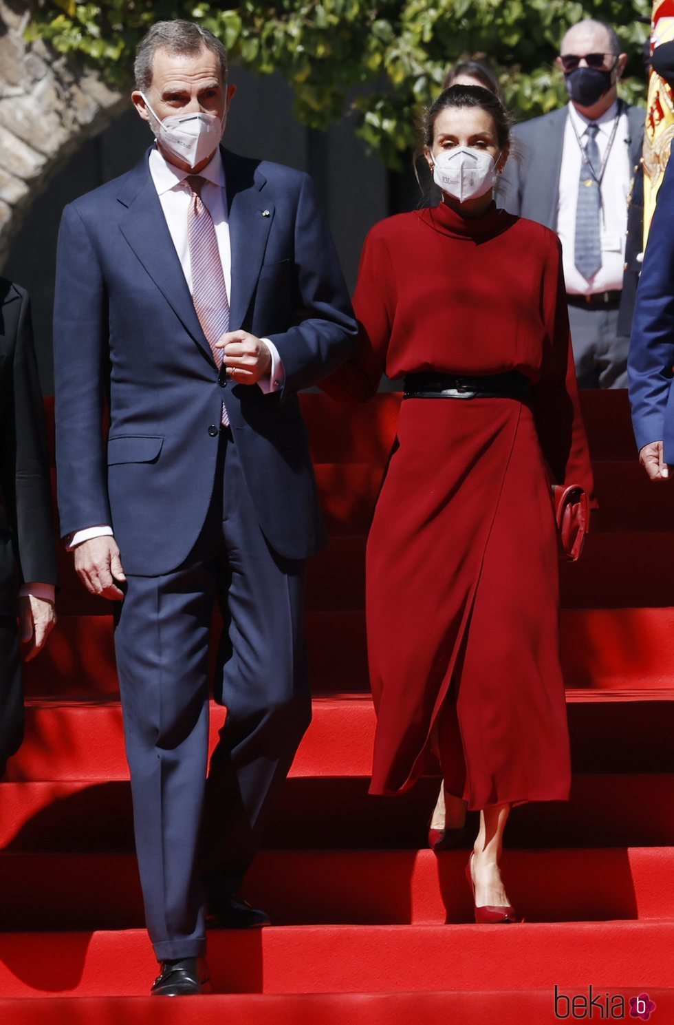 Los Reyes Felipe y Letizia al comienzo de su Viaje de Estado a Andorra