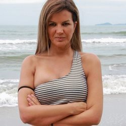Marta López en la playa de Honduras en 'Supervivientes 2021'