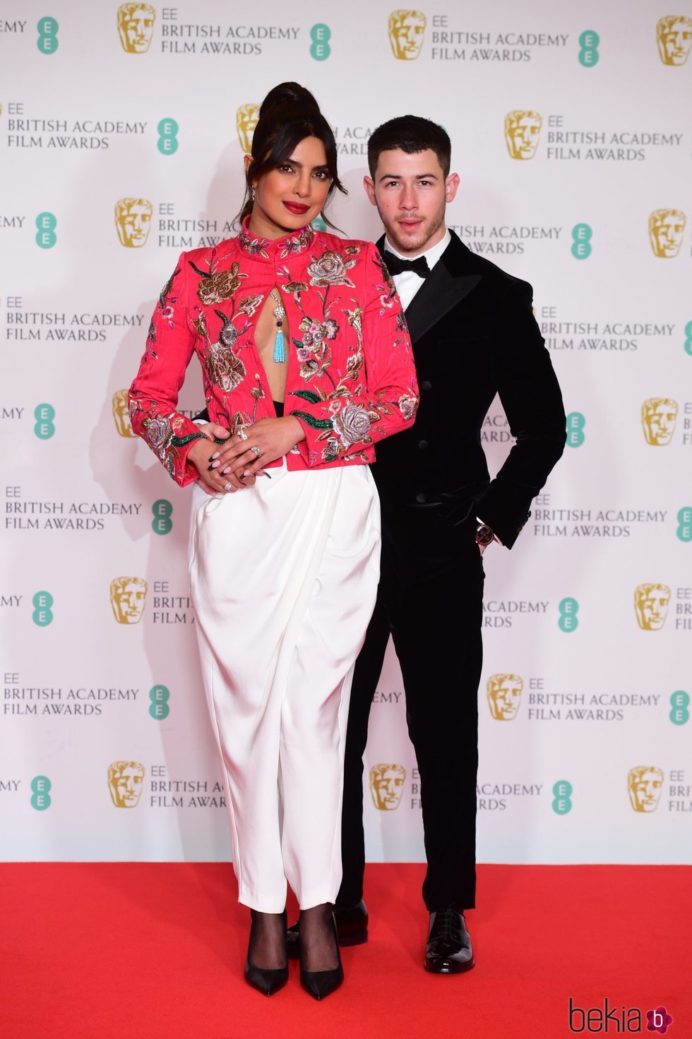Priyanka Chopra y Nick Jonas en los BAFTA 2021
