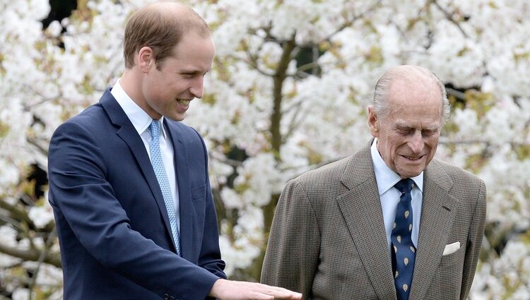 El Duque de Edimburgo y el Príncipe Guillermo en Windsor en 2014