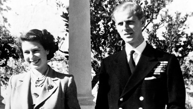 La Reina Isabel y el Duque de Edimburgo en Malta cuando eran jóvenes